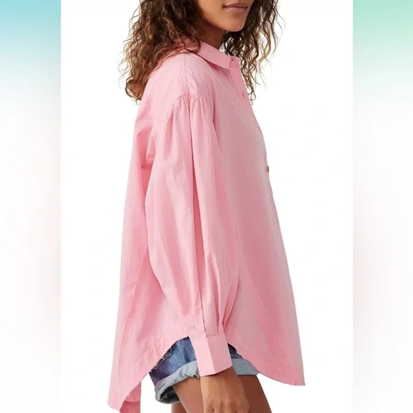 We The Free Pink Happy Hour Shirt - Picture 4 of 5